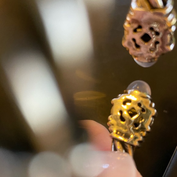 Sterling Silver Chalcedony Cuff Bangle - Picture 9 of 9